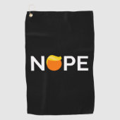 Anti-Trump - Nope Edition Golfhanddoek (Voorkant)