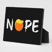 Anti-Trump - Nope Edition II Fotoplaat (Zijkant)