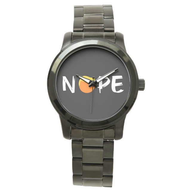 Anti-Trump - Nope Edition II Horloge (Voorkant)