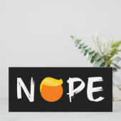 Anti-Trump - Nope Edition II Kaart (Staand voorkant)