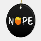 Anti-Trump - Nope Edition II Keramisch Ornament (Links)