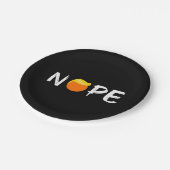 Anti-Trump - Nope Edition II Papieren Bordje (Gekanteld)