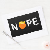 Anti-Trump - Nope Edition II Rechthoekige Sticker (Envelop)