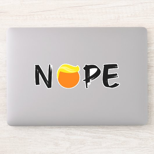 Anti-Trump - Nope Edition II Sticker (Computer)