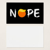 Anti-Trump - Nope Edition II Visitekaartje (Voorkant /achterkant)
