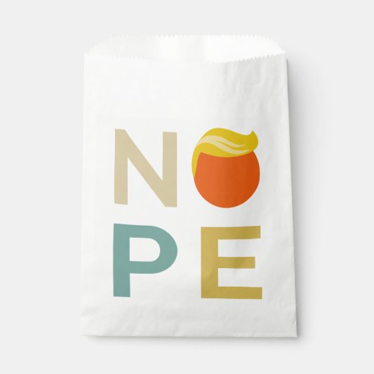 Anti-Trump - Nope Edition III Bedankzakje (Voorkant)