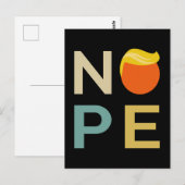 Anti-Trump - Nope Edition III Briefkaart (Voorkant / Achterkant)