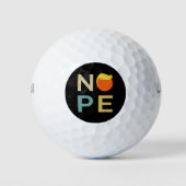 Anti-Trump - Nope Edition III Golfballen (Voorkant)