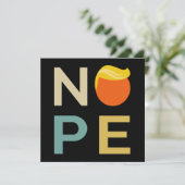 Anti-Trump - Nope Edition III Kaart (Staand voorkant)