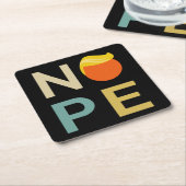 Anti-Trump - Nope Edition III Kartonnen Onderzetters (Schuin)
