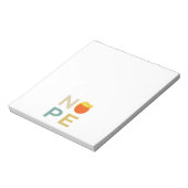 Anti-Trump - Nope Edition III Notitieblok (Linkerzijde)