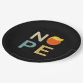Anti-Trump - Nope Edition III Papieren Bordje (Gekanteld)