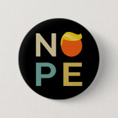 Anti-Trump - Nope Edition III Ronde Button 5,7 Cm (Voorkant)