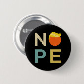 Anti-Trump - Nope Edition III Ronde Button 5,7 Cm (Voorkant /achterkant)