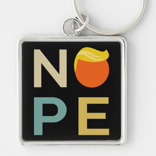 Anti-Trump - Nope Edition III Sleutelhanger (Voorkant)