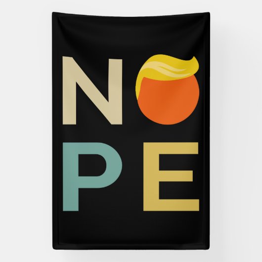Anti-Trump - Nope Edition III Spandoek (Verticaal)