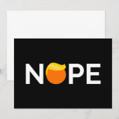 Anti-Trump - Nope Edition Kaart (Voorkant / Achterkant)
