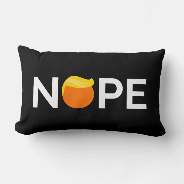 Anti-Trump - Nope Edition Kussen (Voorkant)