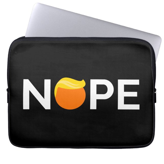 Anti-Trump - Nope Edition Laptop Sleeve (Voorkant)