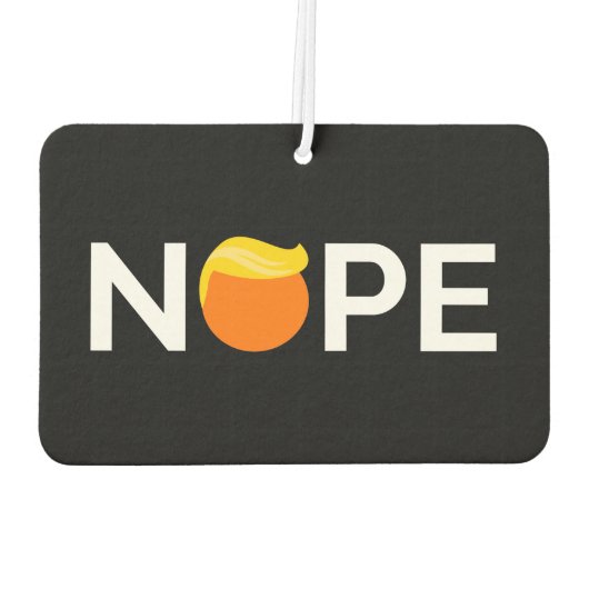 Anti-Trump - Nope Edition Luchtverfrisser (Achterkant)