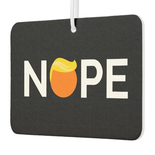 Anti-Trump - Nope Edition Luchtverfrisser (Links)