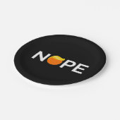 Anti-Trump - Nope Edition Papieren Bordje (Gekanteld)