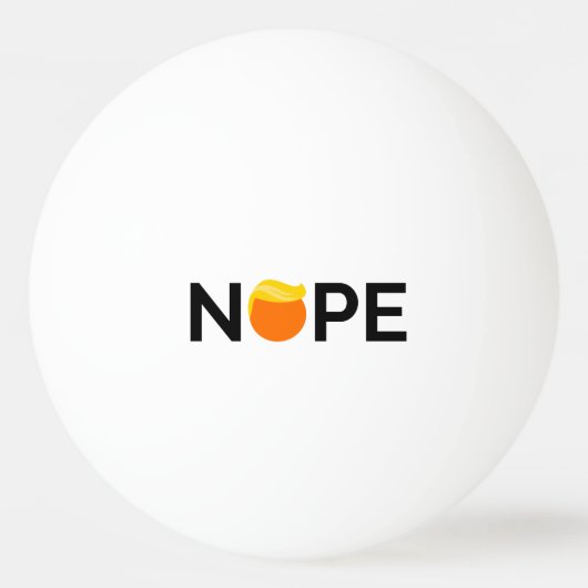 Anti-Trump - Nope Edition Pingpongbal (Voorkant)