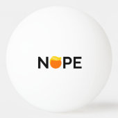 Anti-Trump - Nope Edition Pingpongbal (Achterkant)
