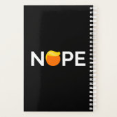 Anti-Trump - Nope Edition Planner (Achterkant)