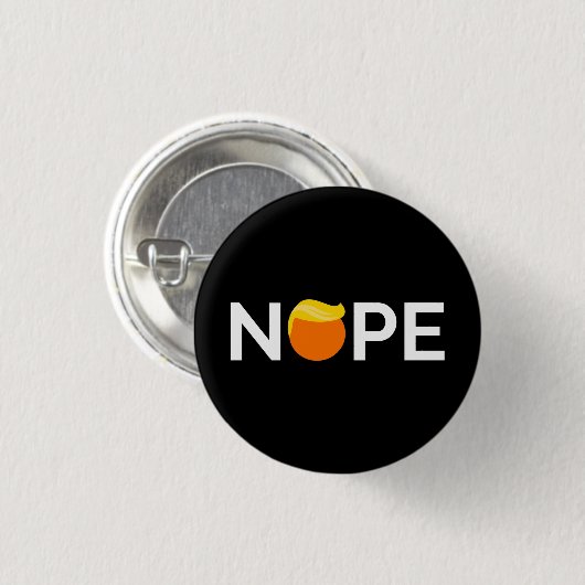 Anti-Trump - Nope Edition Ronde Button 3,2 Cm (Voorkant /achterkant)