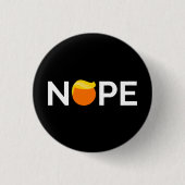 Anti-Trump - Nope Edition Ronde Button 3,2 Cm (Voorkant)