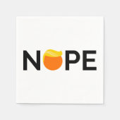 Anti-Trump - Nope Edition Servet (Voorkant)