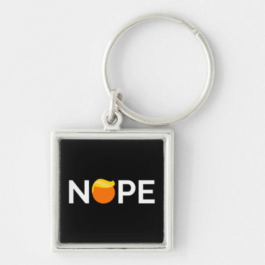 Anti-Trump - Nope Edition Sleutelhanger (Voorkant)