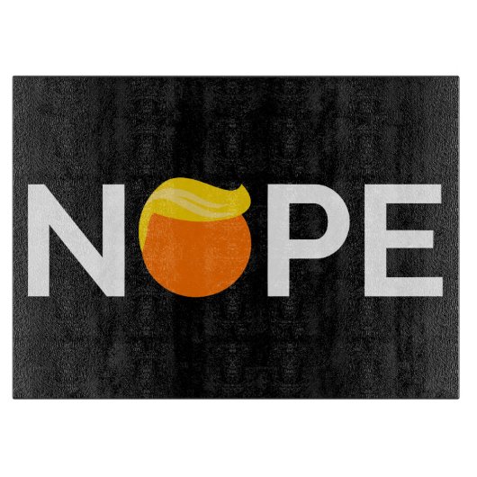 Anti-Trump - Nope Edition Snijplank (Voorkant)