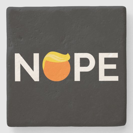 Anti-Trump - Nope Edition Stenen Onderzetter (Voorkant)