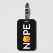 Anti-Trump - Nope Halloween Edition I Bagagelabel (Voorkant (verticaal))