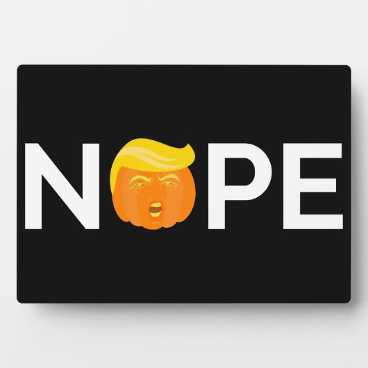 Anti-Trump - Nope Halloween Edition I Fotoplaat (voorkant)