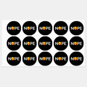 Anti-Trump - Nope Halloween Edition I Labels (Vel)
