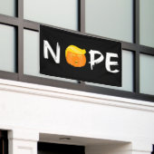 Anti-Trump - Nope Halloween Edition II Spandoek (Buitenkant Gebouw)