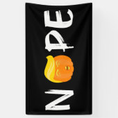 Anti-Trump - Nope Halloween Edition II Spandoek (Verticaal)