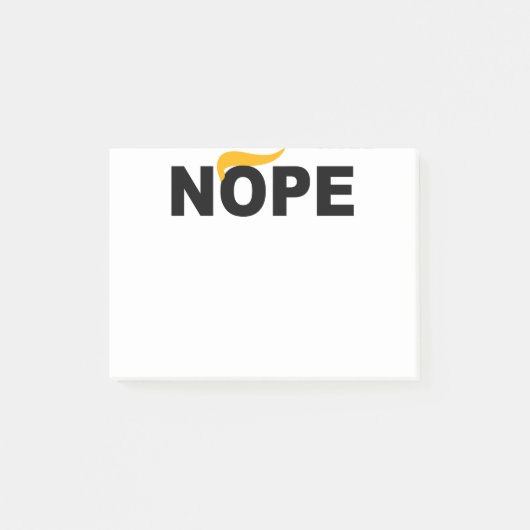 ANTI-TRUMP NOPE POST-IT® NOTES (Voorkant)