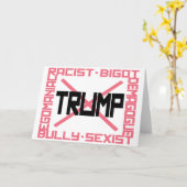 Anti-Trump Note-kaarten Kaart (Gele Bloem)
