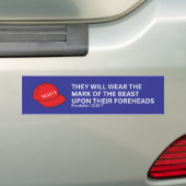 Anti-Trump Openbaringen Vers Bumpersticker (Op auto)