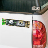 Anti Trump / panda Bumpersticker (Op Truck)