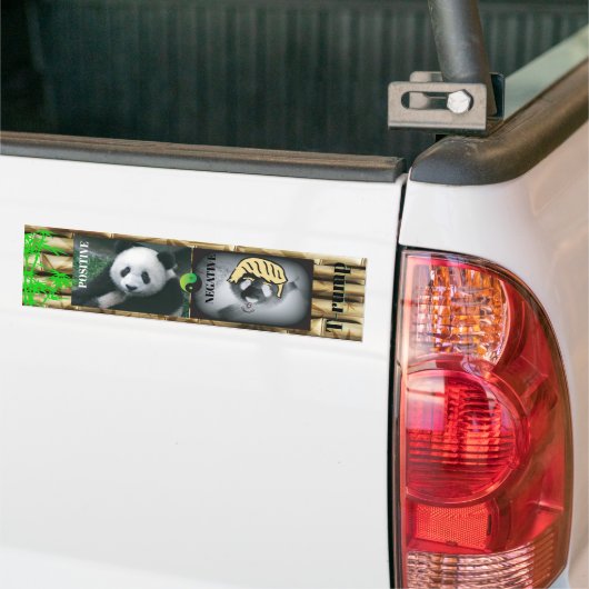Anti Trump / panda Bumpersticker (Op Truck)