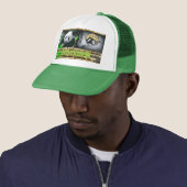 Anti-trump/panda, Trucker Hat Pet (In situ)