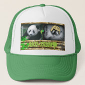 Anti-trump/panda, Trucker Hat Pet (Voorkant)