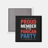 Anti Trump Paniek Partij Magneet (Voorkant / Achterkant)