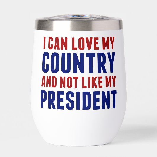 Anti Trump patriottisch niet mijn President (Voorkant)