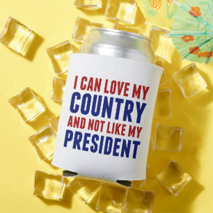 Anti Trump patriottisch niet mijn President Blikjeskoeler